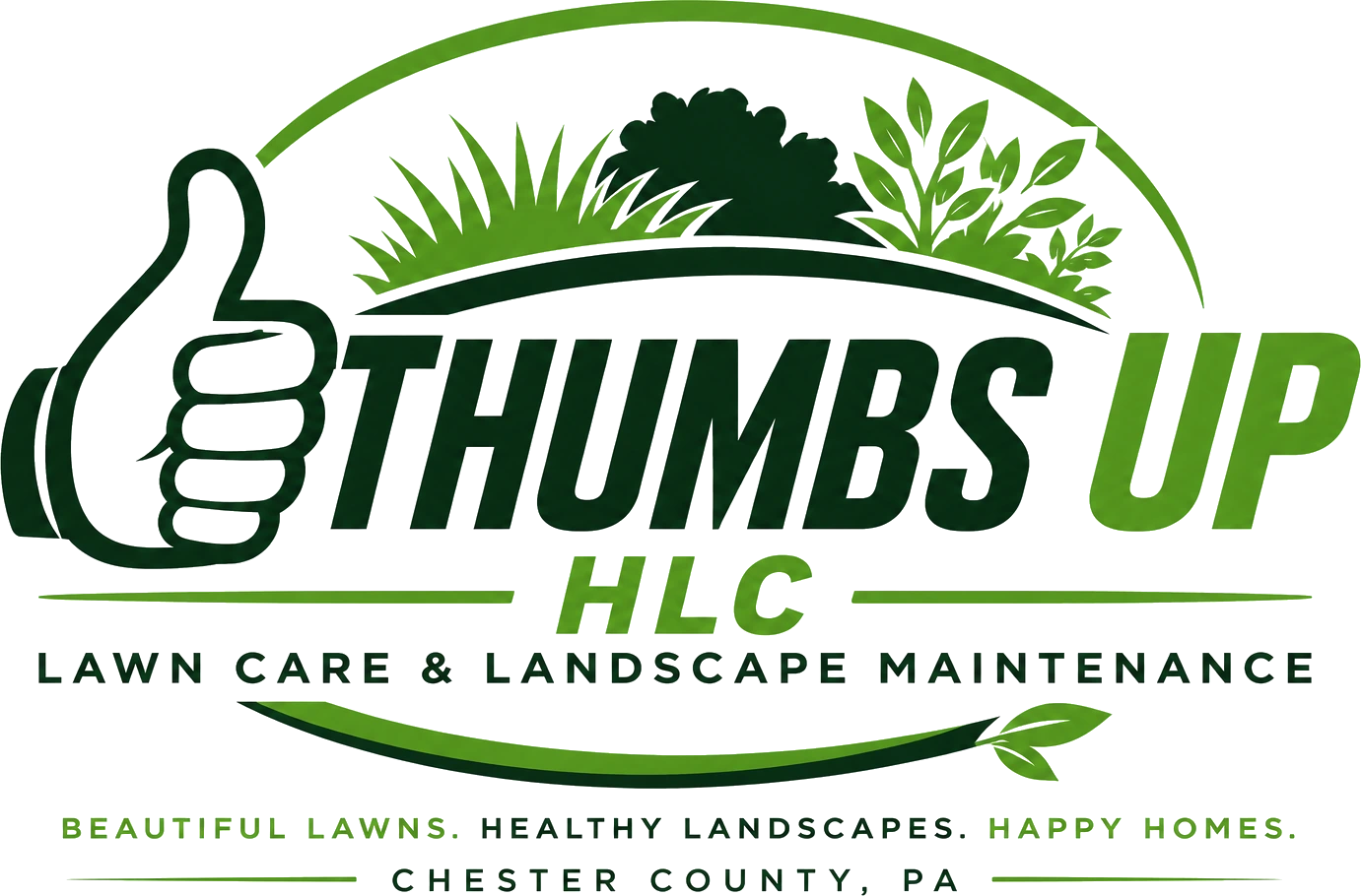 Thumbs Up HLC — Lawn Care & Landscape Maintenance, Chester County, PA